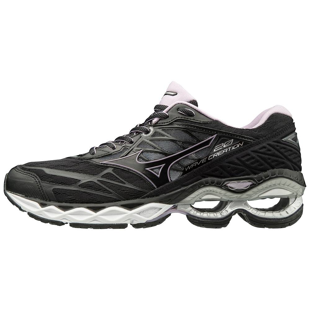 Sapatilhas Running Mizuno Wave Creation 20 - Mulher - Pretas - DUTLO9823